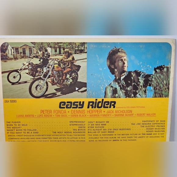 Easy Rider Soundtrack LP Vinyl Album Jimi Hendrix Peter Fonda Jack Nicholson ABC - Picture 11 of 14